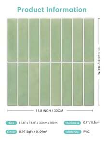 1/10/20PCS Peel-And-Stick PVC Wall Sticker, 11.8" X 11.8", Decorative Wall Sticker, Self-Adhesive 3D Wall Panel, Modern Style, Interior Decoration, Living Room Decorative Wall Panel, Bathroom Waterproof Tile, Waterproof, High Temperature Resistant