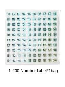1-500pcs Sticker Labels, For Nail Polish, Gel Nail Polish Marking, Manicure Tools, Office Organization, Waterproof Labels