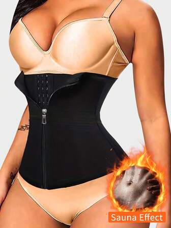 1 Piece Women's Sports Waistband, Women's Waist Training Belt, Women's Waist Trimmer, Abdominal And Waist Shaping Corset, Body Shaper, Abdominal And Waist Binder, Sauna Abdominal Band, Exercise Abdominal Band, Abdominal Training Tool, Sportswear, Body Shaper, Exercise Waistband For Abdominal Training, Corset Waistband, Front Hook Mesh Abdominal Control Belt, Yoga Running Waistband, Gift For Friends