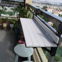 Patio Bar Tables - 白色的 - 查看 3