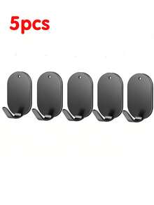 Bộ 10 móc treo tường tự dính bằng thép không gỉ chịu lực cao, không cần khoan, thích hợp cho nhà bếp, phòng tắm, phòng ngủ để treo khăn tắm, áo khoác, chìa khóa, túi xách, dụng cụ, áo choàng, mũ, chảo nhẹ, giá đựng khăn; chống gỉ, bề mặt bóng loáng, thiết kế chịu tải mạnh mẽ, dễ dàng dán và lắp đặt, có thể tháo gỡ mà không làm hỏng tường, giải pháp lưu trữ tiết kiệm không gian nhà cửa, sắp xếp lối vào, tiện ích phòng giặt, quà tặng trang trí nhà cửa dịp lễ hội, trang trí theo mùa, sử dụng thiết thực hàng ngày. - Xám - Xem 10