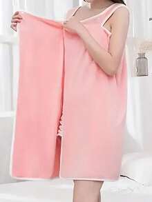 女士珊瑚绒浴袍 - 加厚可穿戴蝴蝶结口袋吊带浴袍，配头带 | 女士长款毛绒和服浴袍，适合水疗、沐浴后、居家休闲 | 斋月礼物、情人节礼物、新娘送礼会、婚礼派对、圣诞节和新年睡衣 | 舒适浴袍套装，适合女士、女孩、妻子、伴娘 | 居家休闲服、酒店水疗服、浴室必备品、奢华礼品之选 - 彩色 - 查看 6