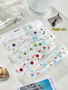 1/4pcs Transparent Glue Tape, Dot Double-Sided Tapes, Large Capacity, Essential Stationery, For Crafts, Scrapbooking, Photos, School, Office Supplies, No Residue & Quick Dry Back To School