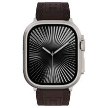 CRAZYGRASS Soft And Versatile Men's Silicone Watch Band, Simple And Easy To Match, With A Magnetic Clasp And Waterproof Design. Suitable For Apple Watch Sport Bands, Compatible With 44mm/45mm/46mm/49mm Sizes, Designed For Apple Watch Series 9/8/7/6/5/4/3/2/1/SE/Ultra. - 棕色 - 查看 5