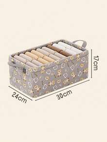 Thickened Fabric Storage Box, Wardrobe Organizer Box For Clothes, Pants, Home Use Storage Basket - Multicolor - View 15