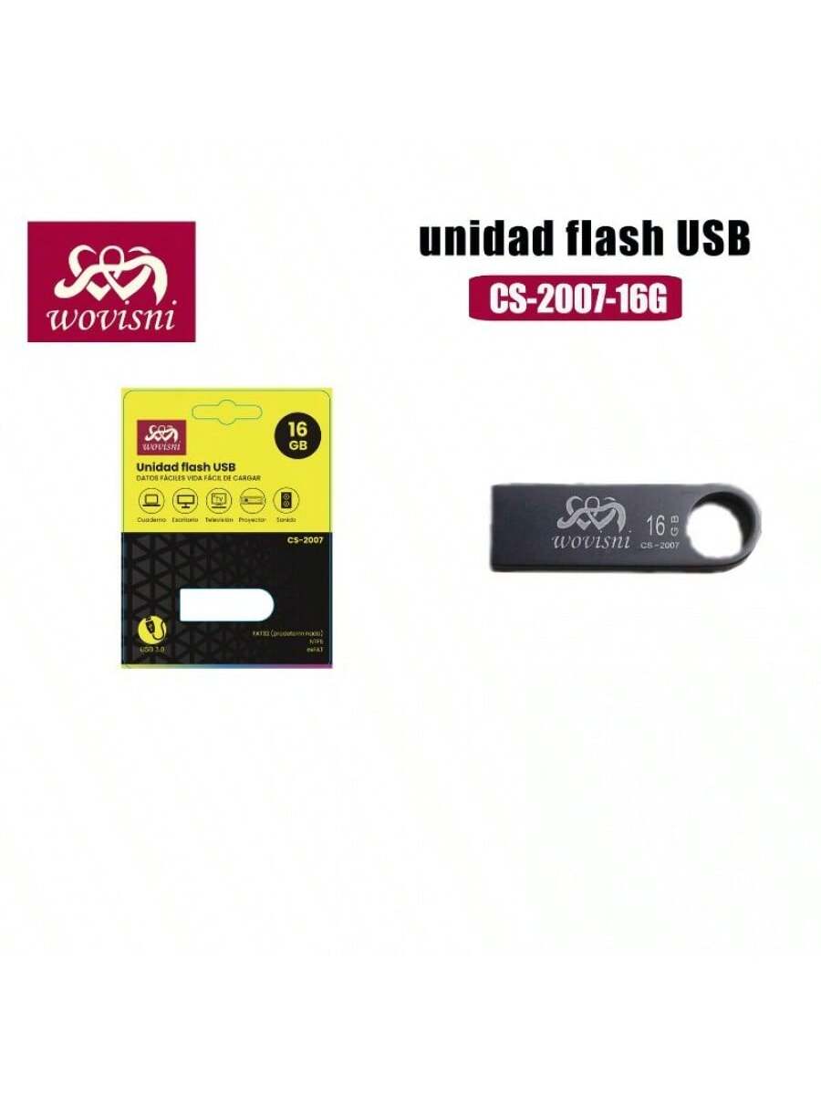 Unidad flash USB - capacidad 16gb Color Gris, Plata
