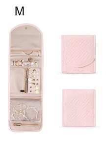 1PC Collapsible Jewelry Organizer, Practical Travel Jewelry Organizer, Earring Necklace Ring Jewelry Pouch Jewelry Roll Bag, Cosmetic Bag, Waterproof Travel Jewelry Pouch, Portable Jewelry Organizer, Essential Travel Accessories - Multicolor - View 16