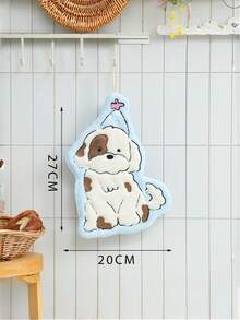 1pc Cute Dog Shaped Hand Towel, Highly Absorbent, Suitable For Kitchen, Bathroom, Room Decor, Good Water Absorption And Easy To Clean, Kitchen Towel, Bathroom Accessory (Slight Color Difference Between Picture And Actual Item May Exist) - Multicolor - View 14