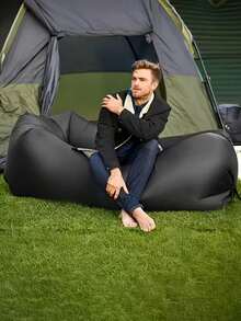 Outdoor Inflatable Slouchy Sofa Bag, Portable Inflatable Sofa Lounger - Self-Inflating Slouchy Sofa/Air Bed Without Air Pump. Inflatable Sofa Lounger - Camping And Beach Supplies, Quick Inflation Portable Inflatable Sofa, Waterproof And Leak-Proof. - Multicolor - View 3