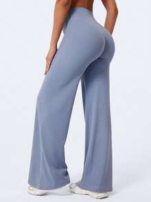 YEOREO Workout Leggings Womens No Front Seam Straight Leggings  31.5" High Waist Buttery Eddiy Gym Yoga Pants Summer Leggings For Women - Màu xanh bụi bặm - Xem 7