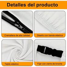 Gaming ChairsMarsheepy Funda para Silla con Brazos Color sólido de poliéster Desmontable y Anti-Polvo. Ideal para sillas Gaming de Juegos de Oficina y más Blanco - blanco - Ver 3