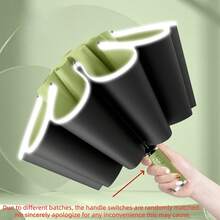 1 pezzo Ombrello super grande da 10 stecche con chiusura inversa, stile business casual, leggero e portatile con protezione UV, ombrello antivento e impermeabile multifunzione per pioggia, disponibile in più colori per uomo e donna