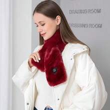 3-Heat Setting Washable Electric Heated Scarf, USB Powered Neck Warmer, Smart Temperature Control, Suitable For Men And Women, Warm Gift