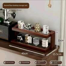 1 pièce Porte-gobelet organisateur, support rotatif de table pour tasse à café/thé - Rouge et Blanc - Voir 9