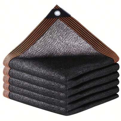 1pc High-Quality Shade Net (With Drawstring) - Rain Cover, Suitable For Swimming Pools And Patios - 65-75% UV Protection, Outdoor Canopy For Patio, Terrace, Garage And Garden Oasis, With Ropes.