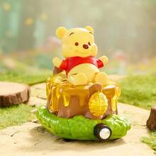 Miniso 1个随机发货的蒸汽火车玩具：造型独特，带有灯光和音效，采用耐用的ABS材料制成，适合儿童角色扮演/节日礼物 - 彩色 - 查看 3