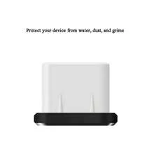 4个装 USB C 金属防尘塞 + 清洁刷套装 通用防尘端口盖 适用于小米智能手机和苹果所有 Type-C 手机 - 彩色 - 查看 9