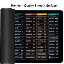 1 件装游戏桌垫 - 大型办公鼠标垫、PS 作弊表桌垫、PC 办公电子表格键盘垫、返校礼物 - 彩色 - 查看 11