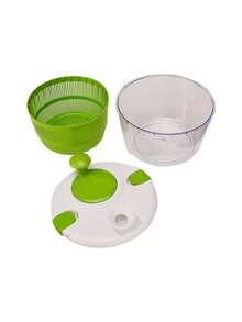 Centrifugadora Manual Para Verduras, Escurridora para Frutas y Verduras - Verde - Ver 2