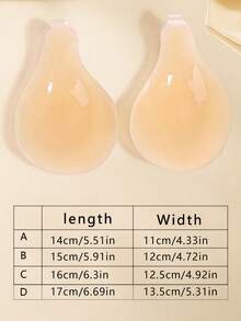 Soutien-gorge adhésif push-up, soutien-gorge adhésif invisible et antidérapant réutilisable convenant aux petites poitrines, soutien-gorge sans bretelles et sans dos pour robes, maillots de bain, bikinis, nouveau soutien-gorge push-up en silicone invisible avec bretelles - Multicolore - Voir 9