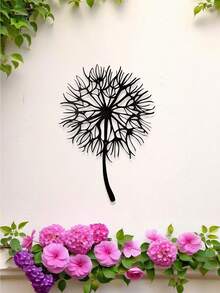 Elegant Minimalist Dandelion Metal Wall Decor - Modern Hollow Design, Suitable For Home And Office Decoration, Great For Living Room, Bedroom, Patio, Kitchen, Etc. - Ideal Housewarming Gift