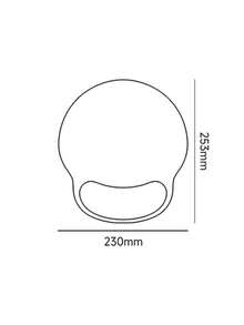 1 Peça Apoio de Pulso Criativo com Texto, Mouse Pad Antiderrapante para Laptop de Escritório, Apoio de Mão para Teclado para Mulheres