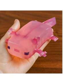 1个可爱墨西哥钝口螈慢回弹捏捏乐玩具，桌面办公减压捏捏乐，可塑形慢回弹墨西哥钝口螈捏捏乐 - 完美礼物，生日礼物，理想礼物，惊喜礼物，节日礼物，季节性礼物，万圣节礼物，圣诞节礼物，游戏爱好者优雅礼物，礼品，玩具 - 彩色 - 查看 1