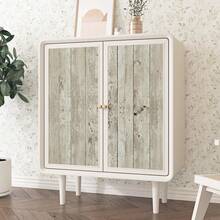 1 rollo de papel tapiz autoadhesivo de grano de madera de vinilo - Decoración de pared de textura de ladrillo, piedra y madera removible - Adhesivo decorativo para gabinetes y encimeras - Revestimiento de pared fácil de instalar con adhesivo pre-recubierto, 17.71x196.8 pulgadas - Bronce - Ver 5