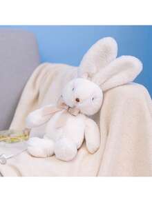 9.84 Inch/25cm Cute Rabbit Plush Doll, Soft Rabbit Doll, Stuffed Animal Rabbit Doll, Companion Doll, Birthday Gift, Perfect Gift, Suitable For Birthday, Easter, Home Decor, Valentine's Day, Halloween Decoration - Multicolor - View 16