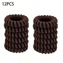 6 szt. jednokolorowych spiralnych gumek do włosów, damskie gumki do włosów z wysokoelastycznym drutem telefonicznym, proste gumki do włosów, uniwersalne akcesoria do włosów, które nie niszczą włosów, wypełniacze do pończoch, wypełniacze do pończoch, wypełniacze do pończoch dla kobiet, wypełniacze do pończoch dla kobiet, prezenty świąteczne, prezenty, wypełniacze do pończoch świątecznych, prezenty dla kobiet, prezent, prezent świąteczny, wypełniacze do pończoch dla dorosłych, wypełniacze do pończoch dla dorosłych, artykuły do włosów, akcesoria damskie, wypełniacze do pończoch, akcesoria do włosów dla osób w okresie dojrzewania, świąteczne akcesoria do włosów, pomysły na prezenty dla kobiet, wypełniacze do pończoch kosmetycznych, prezenty świąteczne dla kobiet - Wielokolorowe - Zobacz 14