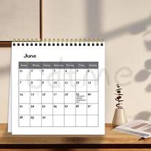 GDTME 2026 New Calendar With Monthly Planner, Weekly Planner, Cute Dog & Cat Patterns, Stationery, Office Supplies, Back To School Gift, New Year Gift, Christmas Gift - Black Dog Calendar - View 7