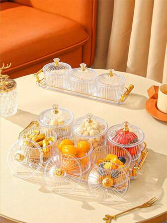 1 set tallrikar med bricka, europeisk och amerikansk stil