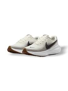 Nike Revolution 8 男士跑步鞋 透气吸汗 多功能 纯色Logo 弹性好 易洗 运动户外跑步 日常上学 米白色 灰色 HJ9198-005 - 米白色/灰色 - 查看 2