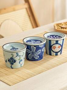 1 set de 200 ml de tasses à thé, tasses à café et soucoupes en céramique japonaise, convenant aux boissons chaudes et froides comme l'eau, le lait, la bouillie d'avoine, le thé, le jus, le petit-déjeuner, le café, les boissons, etc. Idéal pour les cafés, les maisons, les restaurants, les fêtes, les bureaux et comme cadeau pour la Fête des Pères, la Fête des Mères, les vacances, la Saint-Valentin, le Ramadan, etc.