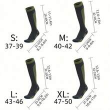 钓鱼及膝防水袜 透气户外防水徒步涉水露营冬季滑雪袜 骑行雪地保暖防水袜 及膝徒步涉水越野跑皮划艇滑雪袜