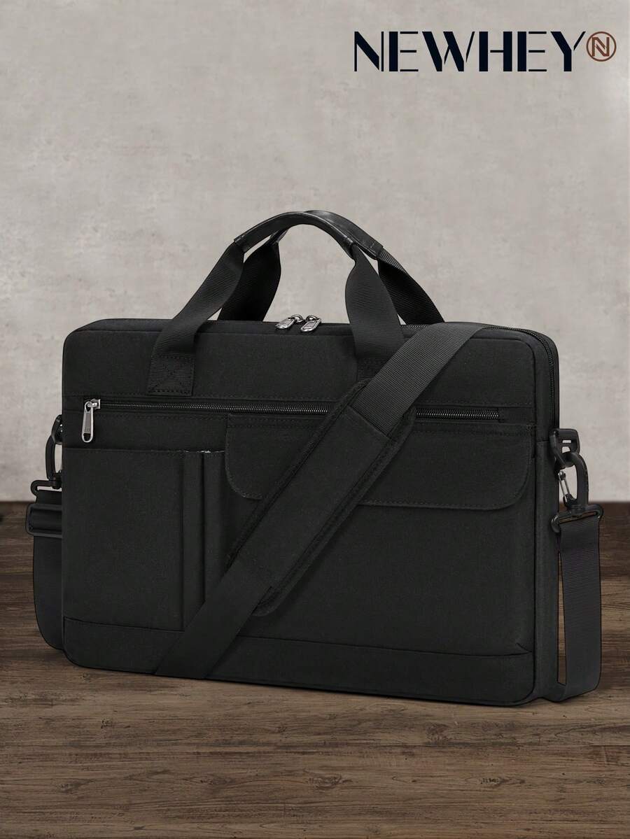 NEWHEY Túi đựng laptop 15/15.6/16 inch, Túi đeo vai chống nước cho laptop, Cặp tài liệu, Túi đeo chéo