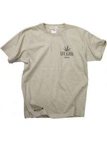 [Inco Com] One-Piece T-Shirt With Life Aloha Pattern On The Back - 白色 - 查看 2