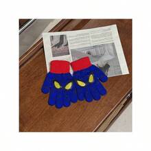 Spiderman Winter Children's Warm Gloves Marvel Anime Cartoon Knitted Gloves Cute Decoration Kids Christmas Gifts 5-10Y