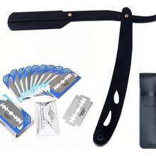 Porta Navaja/ Navaja Para Afeitar/ Porta Navaja Barbero - Negro - Ver 1