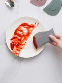 企鹅造型硅胶刮刷，多功能厨房清洁工具，无需电池即可去除油脂和烘焙残留物，适用于清洁水槽和台面残留物。厨房刮刀，软边刮刀，厨房清洁用品，家居用品，居家必备。 - 彩色 - 查看 8