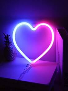 1 szt. neonowa lampa LED Alien/Rocket/Planet z haczykiem do zawieszania, zasilana przez USB i baterię, neonowa lampa Saturn, odpowiednia do pokoju dziecięcego, sypialni, na ścianę, na imprezę, do akademika, do pokoju gier, na wesele, a także jako prezent urodzinowy dla przyjaciół lub dzieci