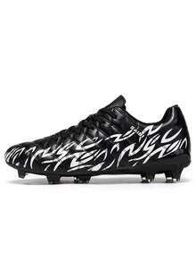 SAIBI Men's Football Shoes, Football Cleats, Training Sports Shoes Suitable For AG/FG Fields, Indoor/Outdoor, Women's Professional Sports Shoes, Lightweight Professional Sports Football Cleats, Men's Training Sports Shoes - Black - View 9
