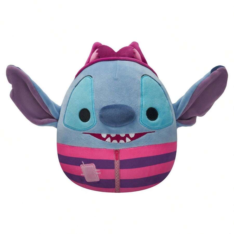 Moose Disney Official 8-Inch  Stitch, Alice In Wonderland Cheshire Cat Costume Plush Toy - 玫紅色 - 查看 1