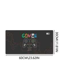 Alfombrilla de ratón para juegos, cubierta de escritorio, alfombrilla de ratón de mesa completa, base de goma antideslizante XXL, con bordes cosidos, adecuada para el hogar, la oficina y el escritorio (gamepad de una mano) - Multicolor - Ver 13