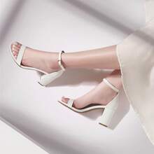 Women Heeled Sandals - White - View 8