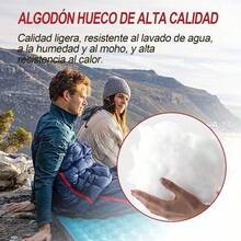 Sleeping Bag Saco de Dormir Tipo sobre Sleeping Bag Adulto Ligero y Cómodo de Tres Estaciones Saco de Dormir con Forro Térmico para Camping y Senderismo Apto para Adultos y Niños - Multicolor - Ver 4