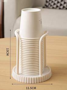 Disposable Cup Holder, Simple Paper Cup Rack, Multi-Functional Desktop Coffee/Tea Cup Organizer - Multicolor - View 7