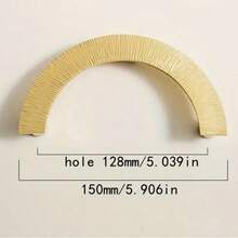 1pc Handcrafted Hammered Brass Drawer Pull, Vintage Gold Cabinet Door Handle, Suitable For Hotel, Restaurant, Home Decor, Bookcase, Wine Cabinet, Kitchen Cabinet, Storage Cabinet, Elegant Antique Design, Home Furnishing Accessory, Hardware Fitting - Gold - View 14