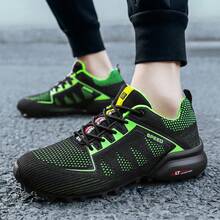 Men's Cycling Shoes, Breathable Lightweight Bicycle Shoes, Outdoor Biking Shoes, Water Shoes, Trail Running Shoes, Thick Sole Fitness Shoes, Treadmill Shoes, Big Size 45-47 - Black - View 14