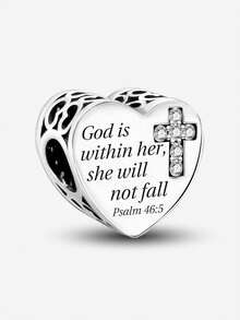 1pc Brave Cross Bead Pendant, Suitable For DIY Bracelets And Women's Jewelry - Beads 1 - View 13